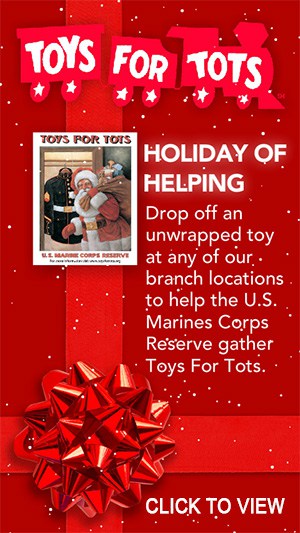 Holiday of Helping message on digital signage 