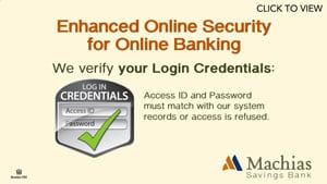 Enhanced Online Security for Online Banking message bank digital signage content
