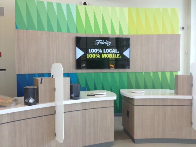 Fidelity Bank digital signage