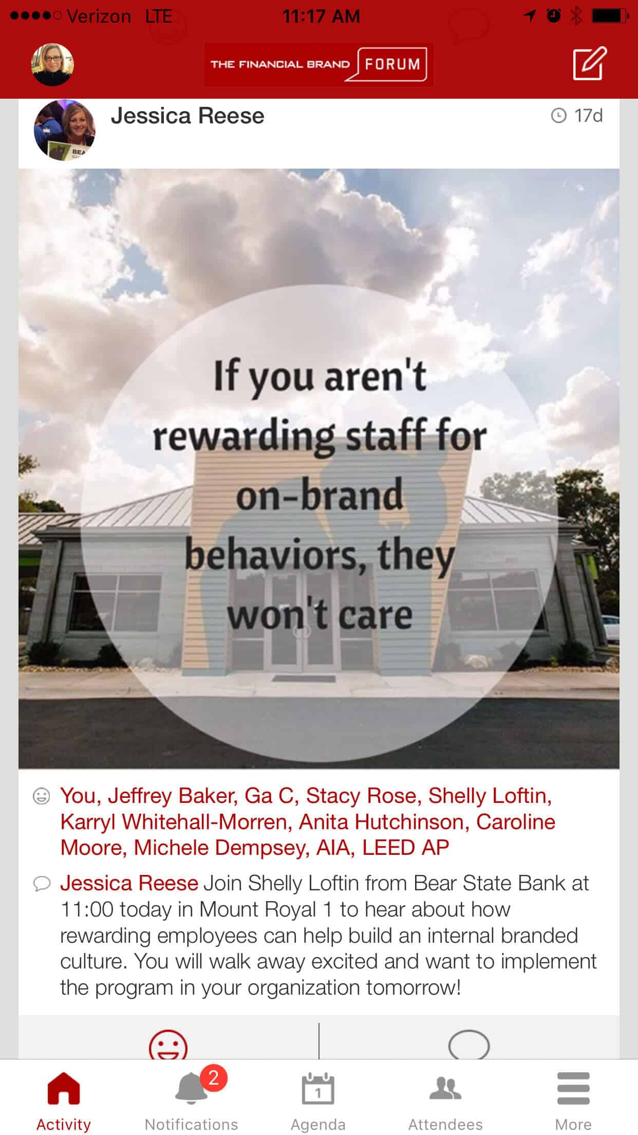 Reward Staff Behavior