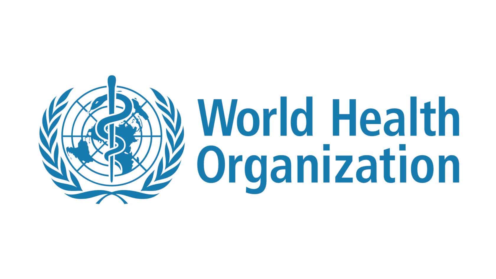 World Health Organization logo on white background