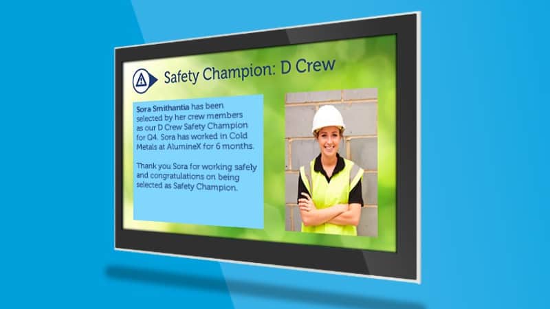 digital safety sign safety champion